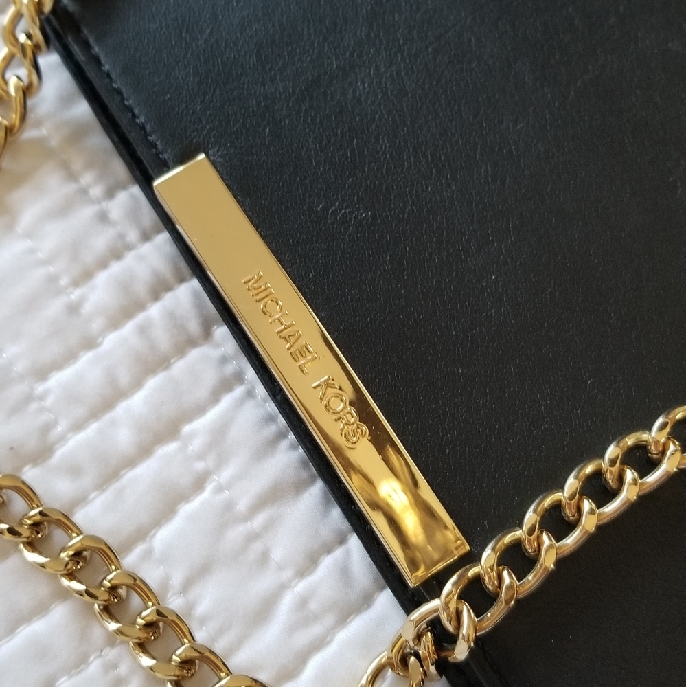 MK Michael kors gold chain slim crossbody